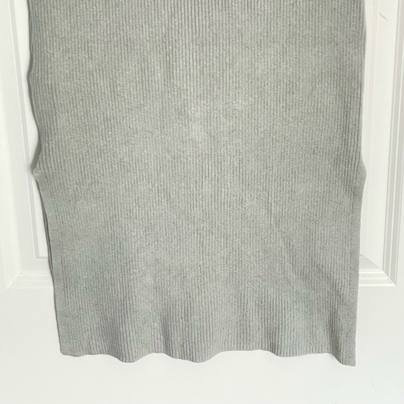 Abercrombie & Fitch Ribbed Sweater Double Slit Midi Skirt - 47063 - Picture 7 of 13